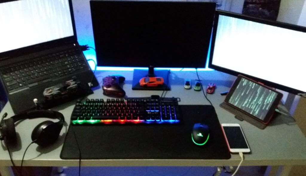 My setup during lock down