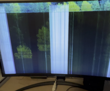 Monitor does this when the room is cold.