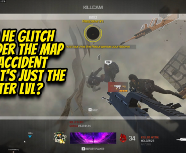 Was he under the map? I guess I'll never know