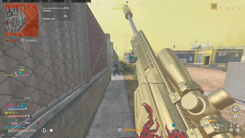 Clutch at the end, a sweaty 1v1.