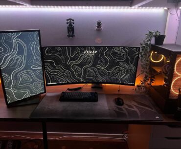 The setup for the time being:)