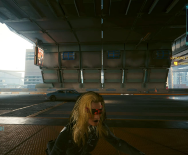You wouldn’t know if you’re playing 1st person. When Johnny speaks, he is speaking through your mouth.