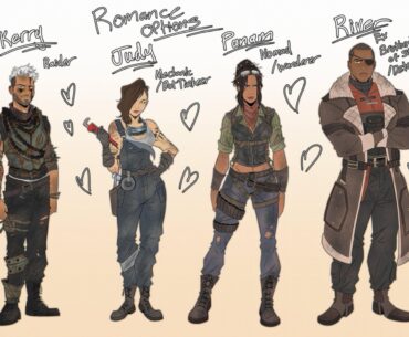 Finished the Romance options for the Fallout 2077 AU
