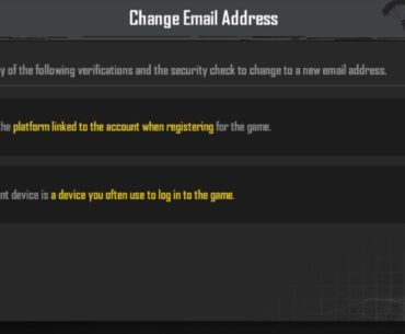 CHANGE EMAIL