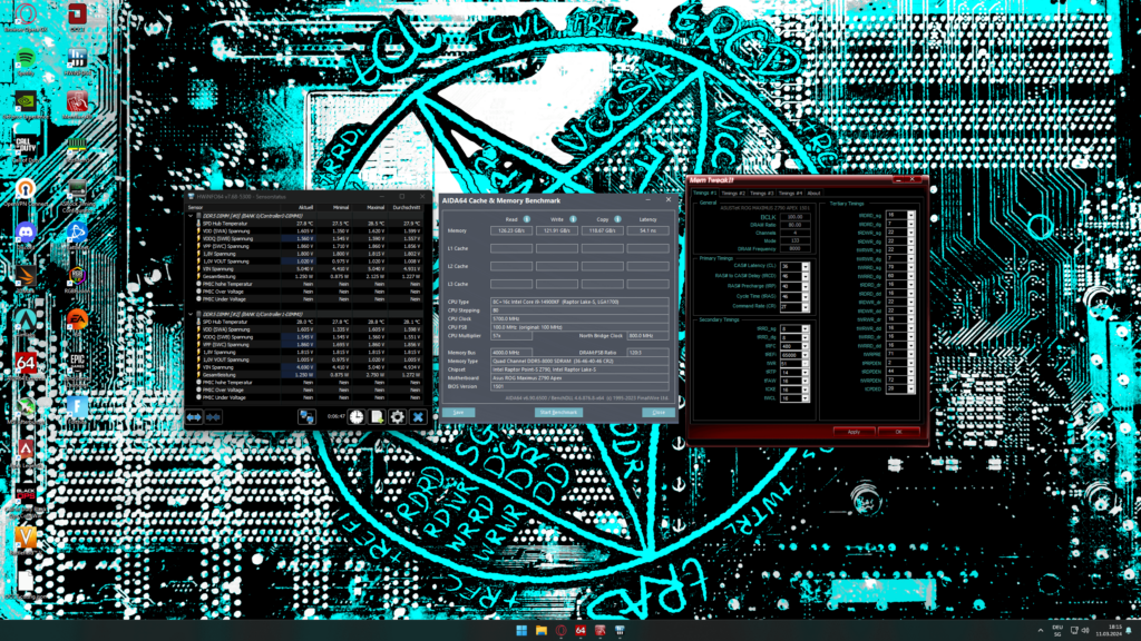 Aida64 Score, Im new to ram oc and need help to improve it