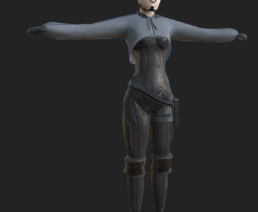 Needed a character model to help me learn game dev, made a janky model of my V.