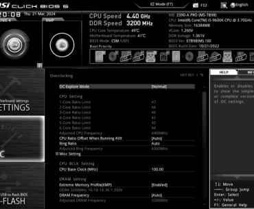 MSI Z390-A PRO CPU Settings greyed out (can't custom overclock)