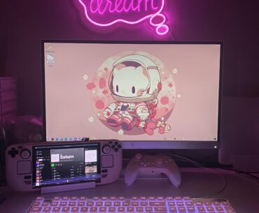steam deck set up!