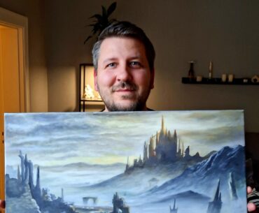 Dark Souls oil painting
