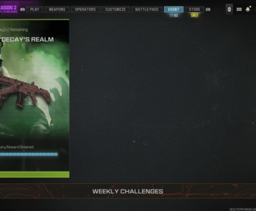 Now there's nothing left for me to do this week