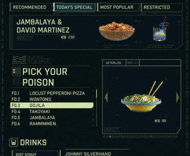 So I created a Menu for the Afterlife