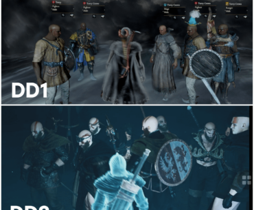 Dragon's Dogma pawn pool.  Then & now.