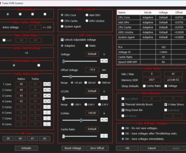 Undervolting Intel i5-10300H Questions