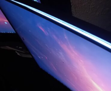 Somehow, the top part of my monitor became unglued, and an annoying fly managed to get inside. I'm never buying curved monitors again. Any ideas to get it out from there without damaging the screen?