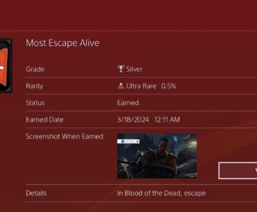 Most Escape Alive achievement unlocked.