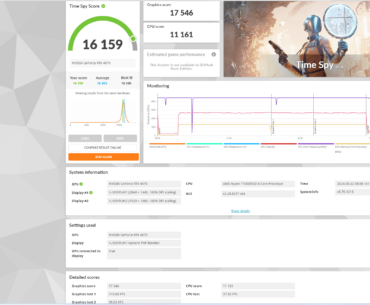 Is this a normal score for 5800x3d and 4070?