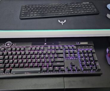 My first gaming keyboard and mouse! Woot woot!