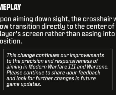 TODAY is BUFF for MnK players. Quickscope is back Guys❗