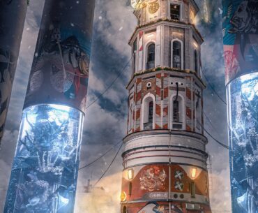 "Clock Tower" - local shot I took and edited in Vilnius Lithuania