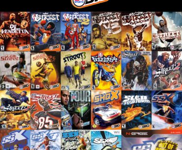 All 23 games released under the EA Sports BIG brand from 2001 to 2008