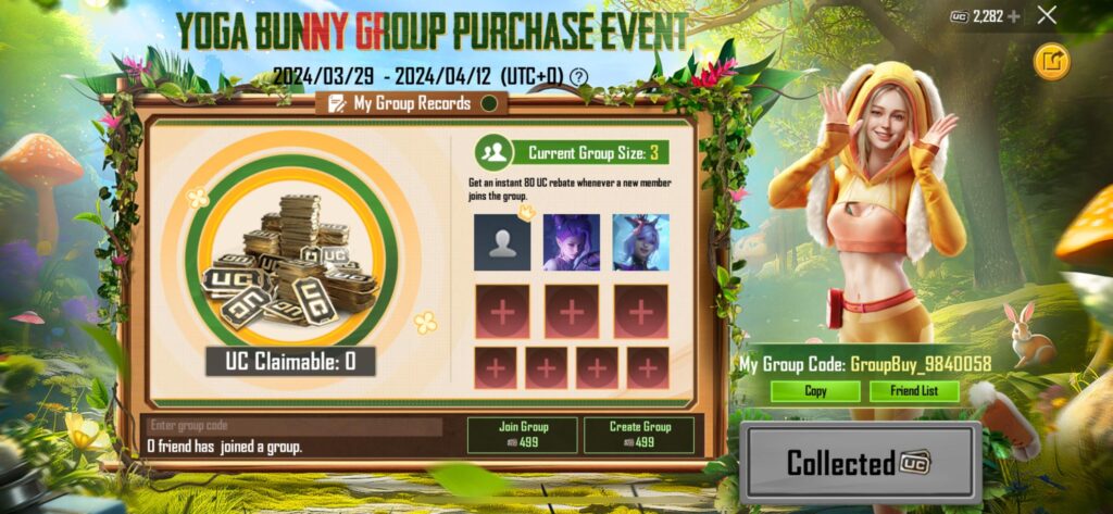 Yoga Bunny Group code!! :) Yoga Bunny Group code!! :)
