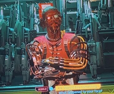 What are your theories on how Herold became a full Borg?