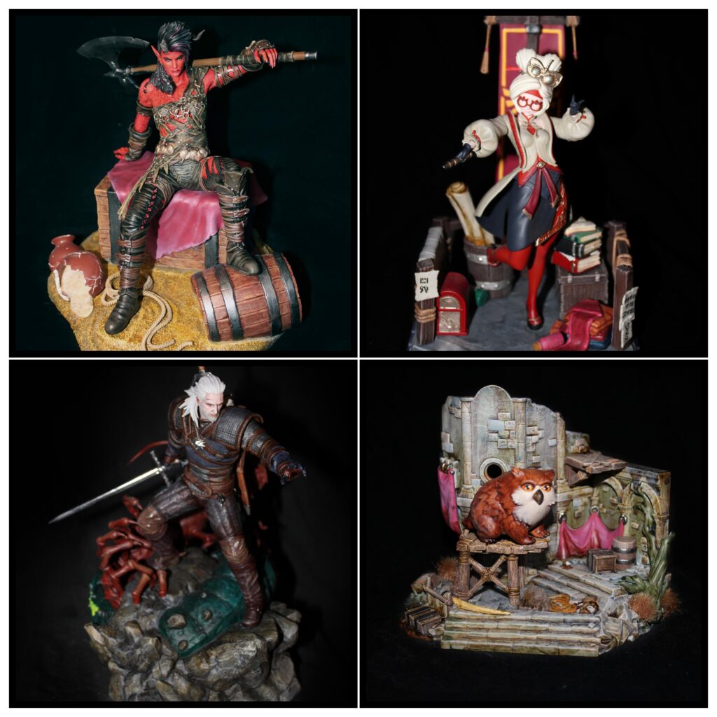 Some of the figures I painted lately