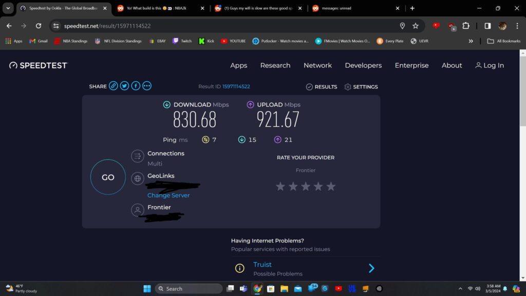 Guys my wifi is slow are these good speeds?