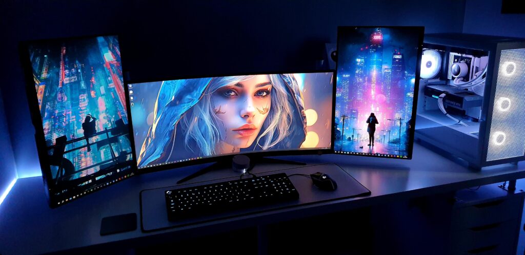 My minimalistic battle station. My minimalistic battle station.