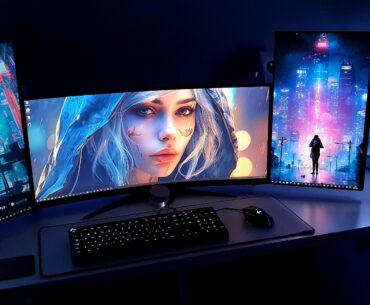 My minimalistic battle station.