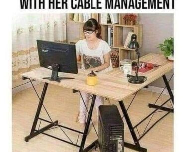 Women are better at cable management