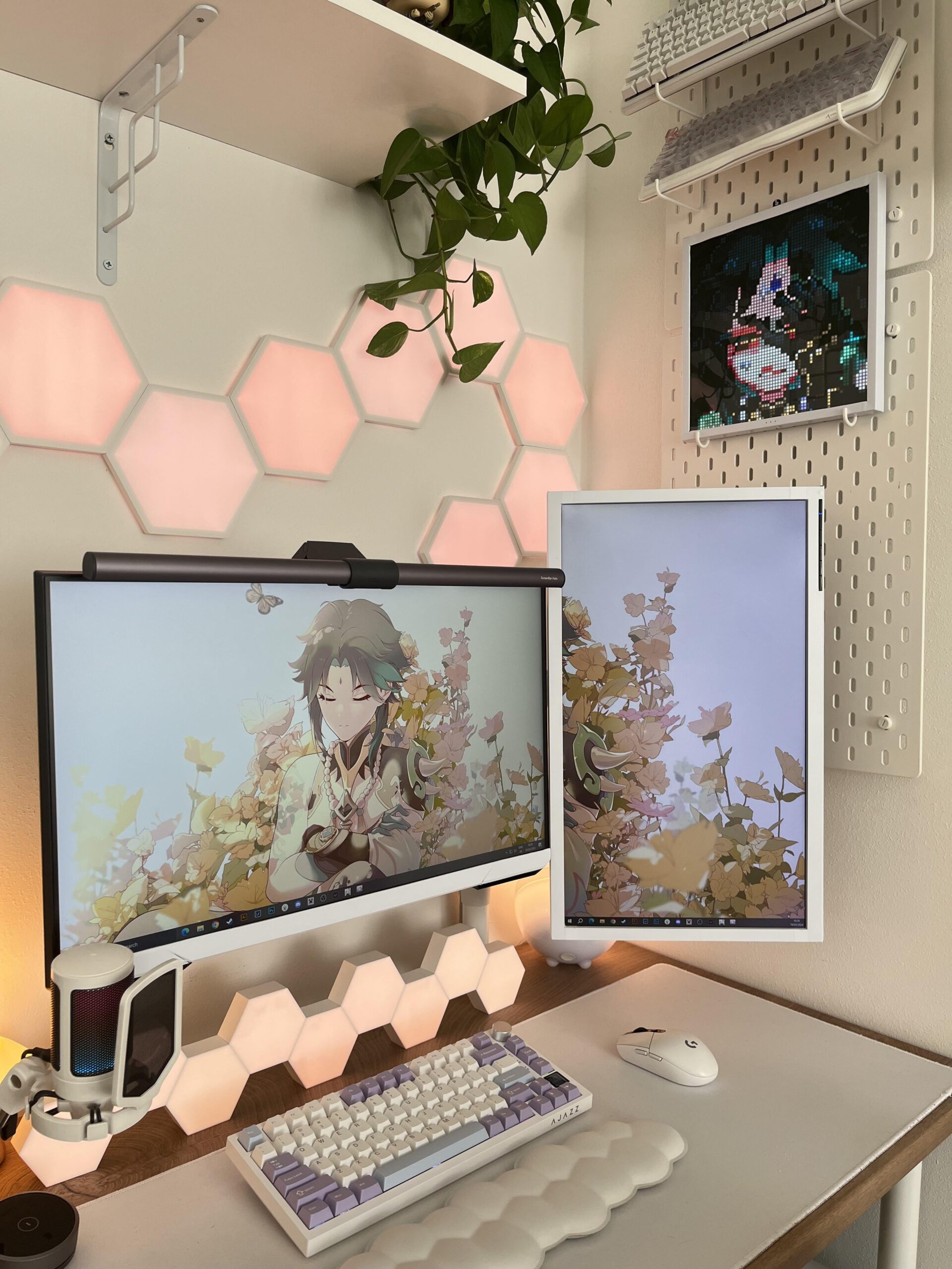 Cozy corner battlestation! Cozy corner battlestation!