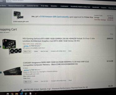 Amazon has a MSI 4080 for 1k today.