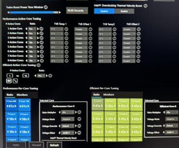 Learning Intel Undervolting XTU