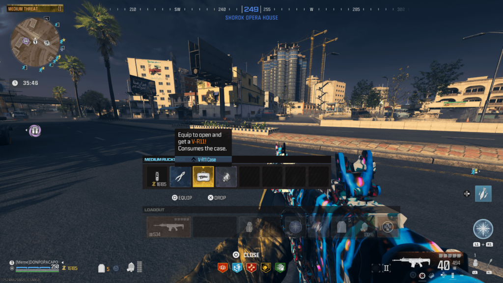 Just got a v-r11 case from tier 2 lmao