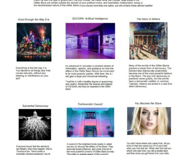 Forward the Glitter Band CYOA
