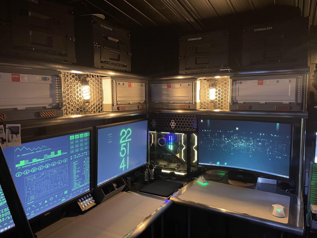 WIP Spaceship themed workstation WIP Spaceship themed workstation