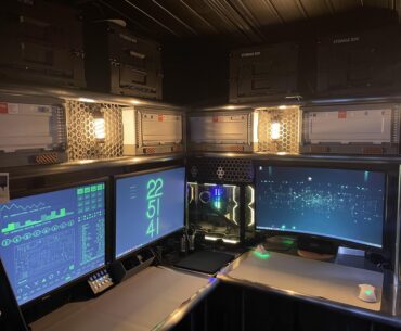 WIP Spaceship themed workstation