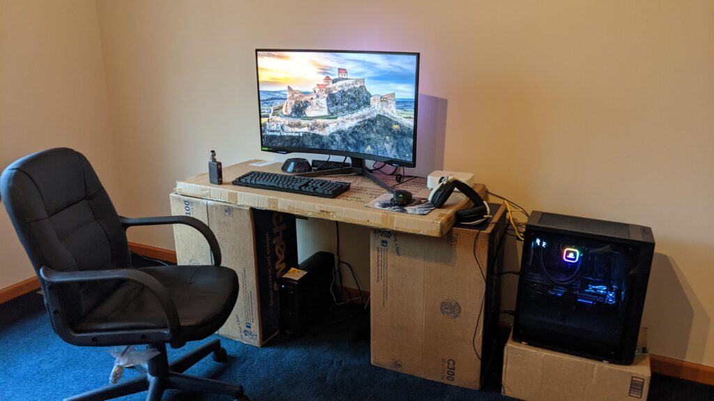 I spent all of my money on the build.