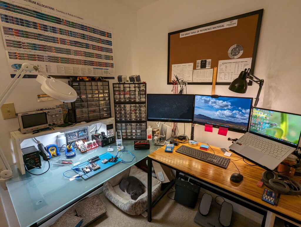 An EE student's battlestation