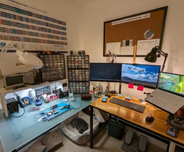 An EE student's battlestation