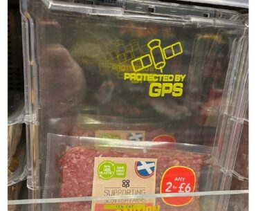 Real meat was guarded by space satellite..