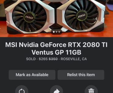 Someone bought their first RTX today.