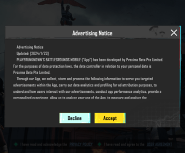 Hey guys so I updated pubg in playstore but I think at the time I was connected by a vpn by mistake I click accept at the time is this pubg them self sent me this? Is that okay?