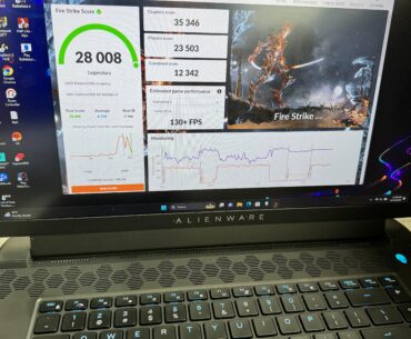Alienware m17 r5 all amd advantage scores