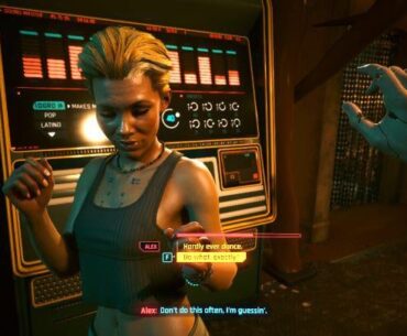 Is there a canon reason why V sucks at dancing?