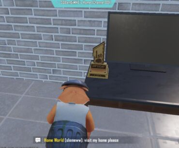 How do I add my trophy to my house?