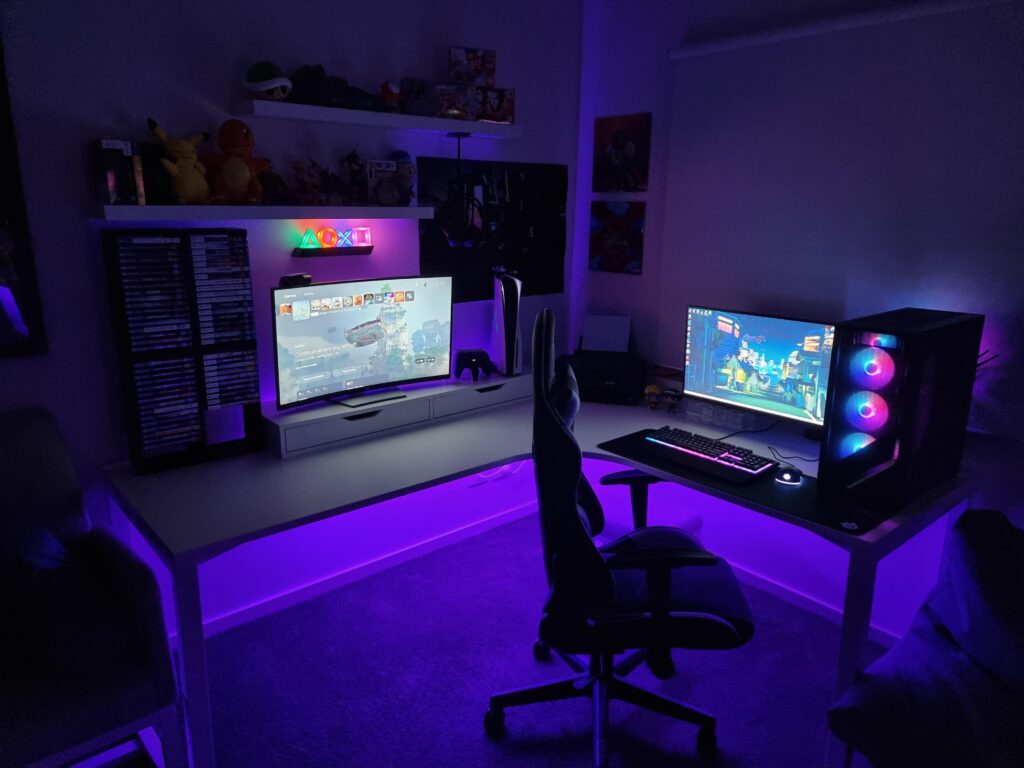 My gaming room has come a long way over the years