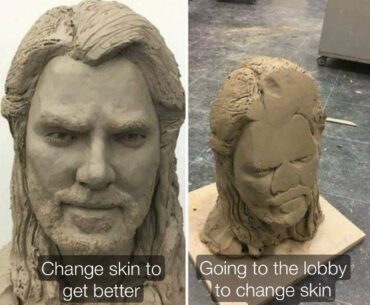I know if I change the skin I’ll get better