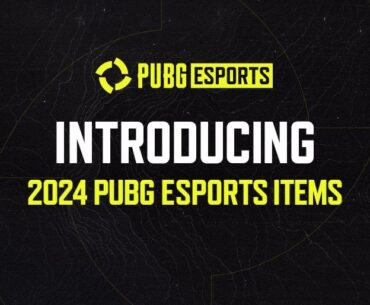 Introducing 2024 PUBG Esports Items